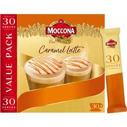 Moccona Coffee Sachets Caramel Latte
