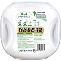 Ka Ka Pod 4 In 1 Antibacterial Laundry Capsules