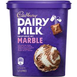 Cadbury Dairy Milk Marble Ice Cream Tub 1.2l