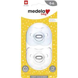 Medela Soft Silicone Soother Unisex 0-6 Months Assorted