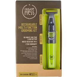 Urbane Mess Rechargeable Multi-function Grooming Kit Each