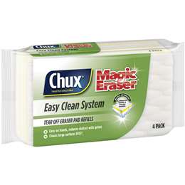 Chux Magic Eraser Easy Clean Refill 4 Pack | Woolworths