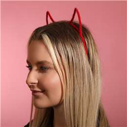 thumbnail image 2 of Gothic Halloween Cosplay Hair Accessory With Realistic Horn 2 of 9