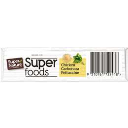 Super Nature Super Foods Carbonara Chicken Fettuccine Frozen Meal