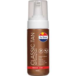 Le Tan Deep Bronze Self Tan Foaming Mousse 110ml