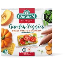 Orgran Gluten Free Crispbread Sweet Potato & Pumpkin