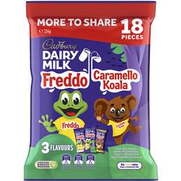 Cadbury Freddo & Caramello Milk Chocolate Share Pack 18 Piece 234g