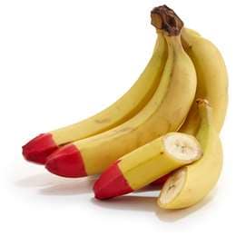 Banana Red Tipped each