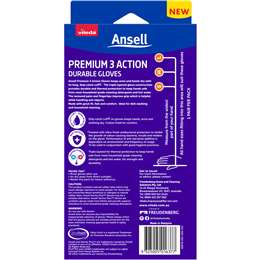 Vileda Ansell Premium 3action Gloves Large Pair
