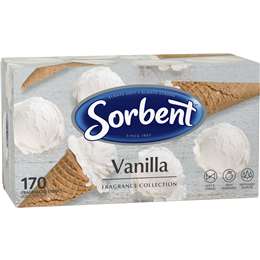 Sorbent Vanilla Fragrance Collection Facial Tissues