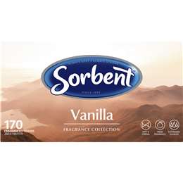 Sorbent Vanilla Fragrance Collection Facial Tissues