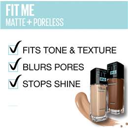 Maybelline Fit Me Matte & Poreless Foundation Rich Tan