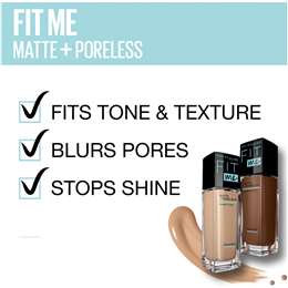 Maybelline Fit Me Matte & Poreless Foundation Toffee