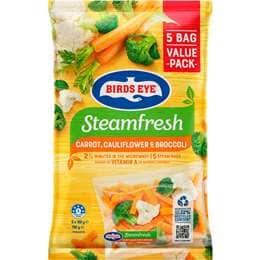 Birds Eye Steam Fresh Carrot, Cauliflower & Broccoli 750g