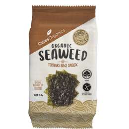 Ceres Organics Organic Seaweed Teriyaki Bbq Seaweed Snack 11.3g 