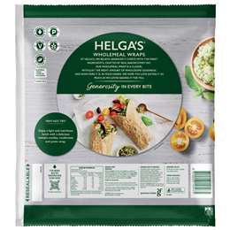 Helga's Traditional Wholemeal Wraps 