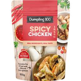 Dumpling 100 Dumpling 100 Spicy Chicken Dumplings