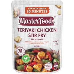 MasterFoods Teriyaki Chicken Stir Fry Recipe Base