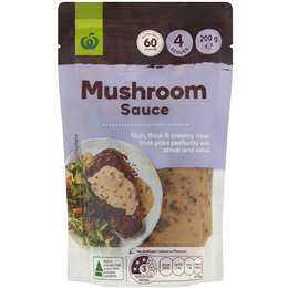 Woolworths Mushroom Sauce 