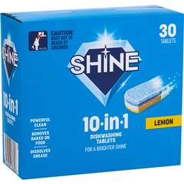 Shine Dishwashing Tablets 30 pack