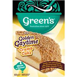 Green's Golden Gaytime Crumb Cake Mix