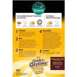 Green's Golden Gaytime Crumb Cake Mix