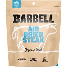 Barbell Biltong Grass Fed Beef Benchmark Classic 200g