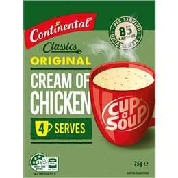 Continental Classics Cup A Soup Original Cream Of Chicken 75g