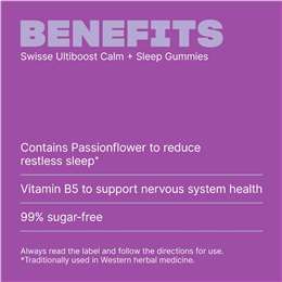 Swisse Ultiboost Calm + Sleep Gummies For Sleep Support