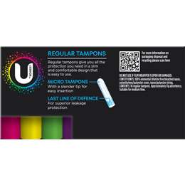 tampons kotex regular woolworths pack