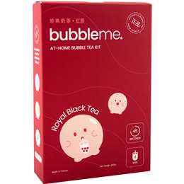 bubbleme At Home Bubble Tea Kit Royal Black Tea Flavour 280g