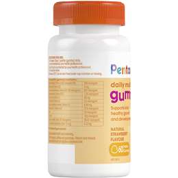 Penta-vite Daily Multivitamin Kids Pastille Gummies Strawberry