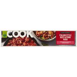 Woolworths Cook Italian Style Beef & Pork Tomato Ragu
