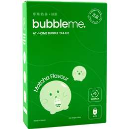 bubbleme At Home Bubble Tea Kit Matcha Flavour 280g