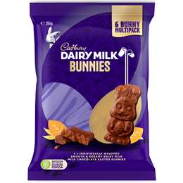 Cadbury Dairy Milk Chocolate Easter Bunnies Sharepack
