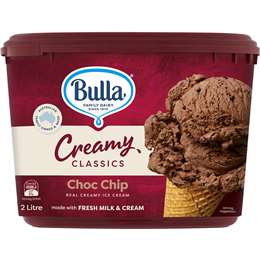 Bulla Creamy Classics Ice Cream Rich Choc Chip