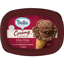 Bulla Creamy Classics Ice Cream Rich Choc Chip