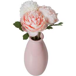 Inspire Vase With Artificial Flowers Each | Woolworths