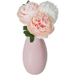 Inspire Vase With Artificial Flowers Each | Woolworths