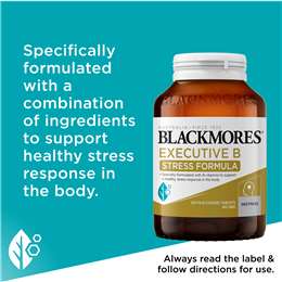 Blackmores Executive B Vitamin B Stress Support Tablets 125 Pack ...