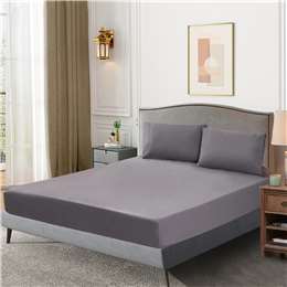 Inspire Microflannel Sheet Pack Charcoal Double Bed