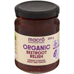 Macro Organic Beetroot Relish 250g