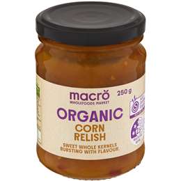 Macro Organic Corn Relish 250g