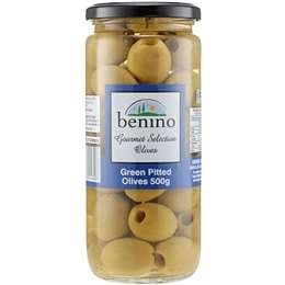 Benino Green Pitted Olives