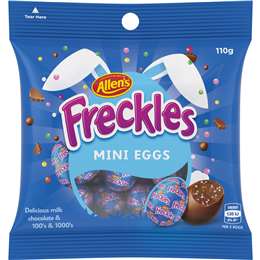 Allen's Freckles Mini Chocolate Easter Egg Bag