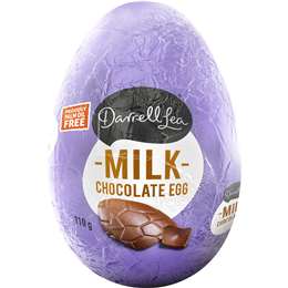 Darrell Lea Milk Chocolate Egg 110g