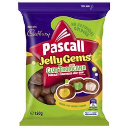 Pascall Jelly Gems Club Tropicana 150g