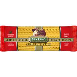 San Remo Fettuccine Curly Pasta No 80