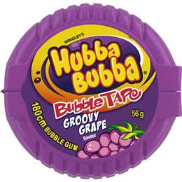 Hubba Bubba Groovy Grape Bubble Gum Tape 180cm