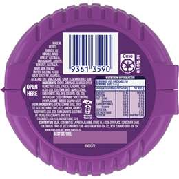 Hubba Bubba Groovy Grape Bubble Gum Tape 180cm